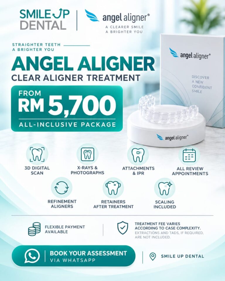 Angel Aligner clear aligner treatment, all-inclusive package from RM5,700